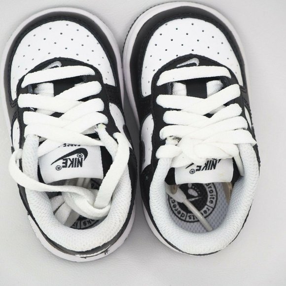 Nike Air Force One TD Toddler Shoes White/Black - Picture 7 of 12
